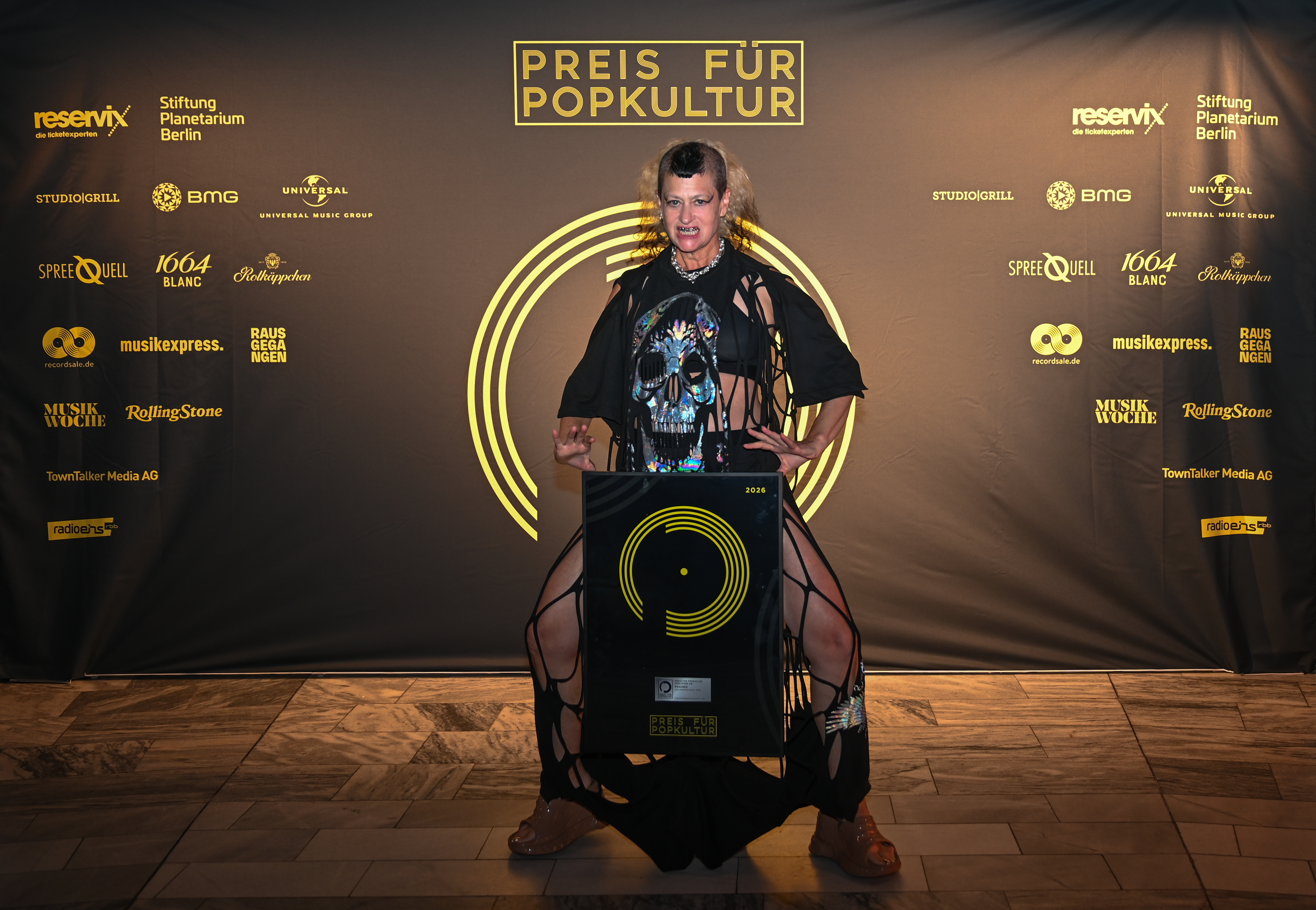 Peaches beim Preis für Popkultur 2026